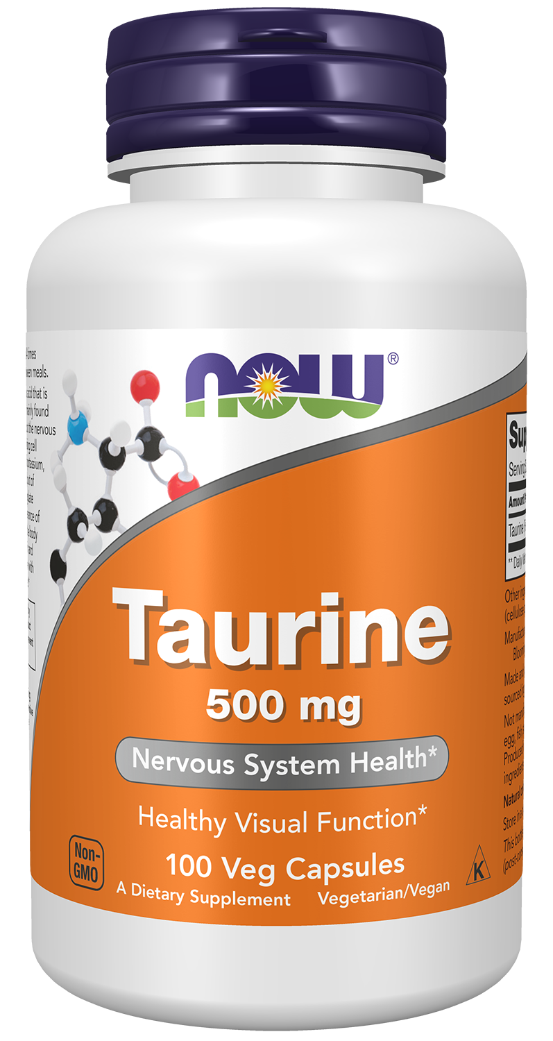NOW Foods Taurine 500mg (100)