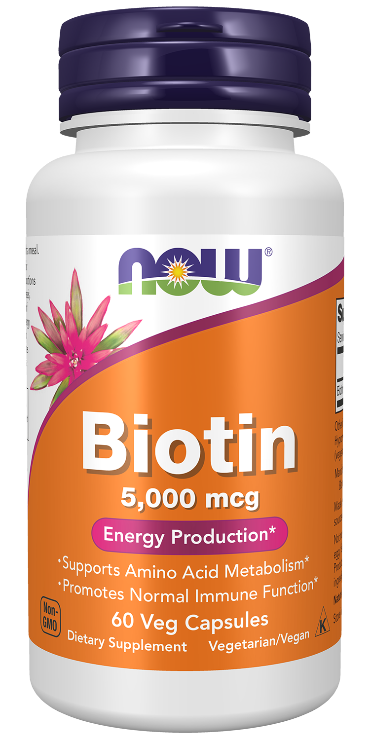 NOW Foods Biotin 5000mcg (60)