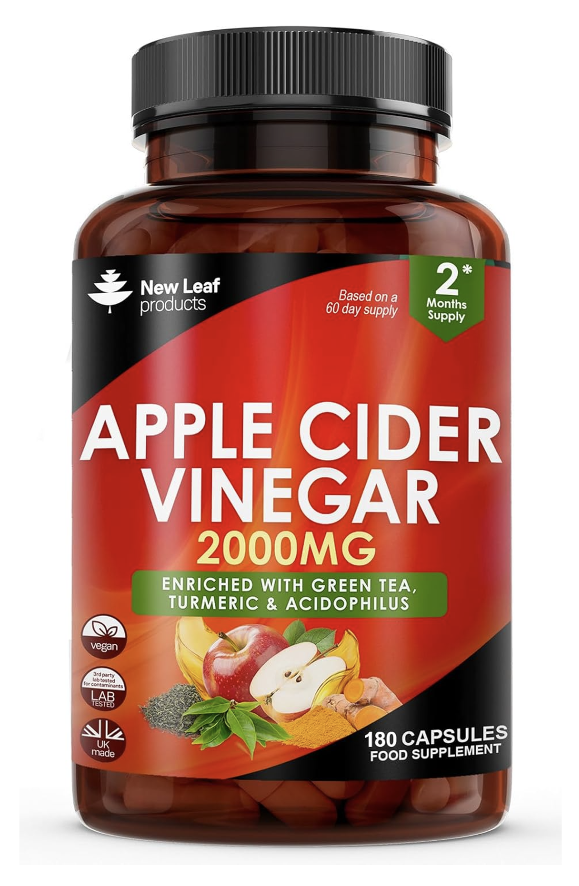 New Leaf Apple Cider Vinegar Complex (180)