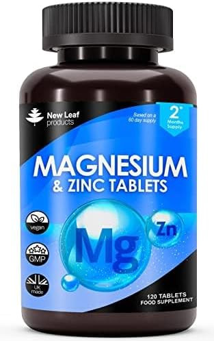 New Leaf Magnesium & Zinc (120)
