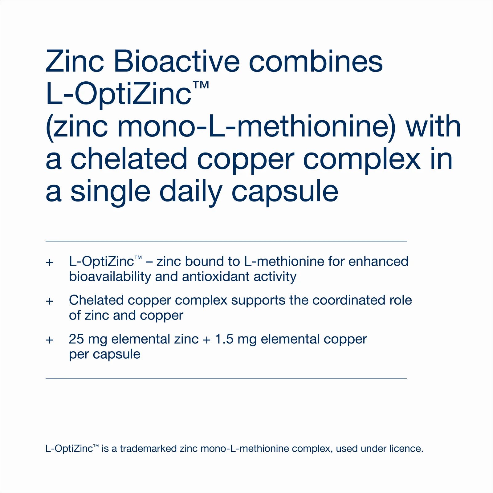 Natroceutics Zinc Bioactive 25mg