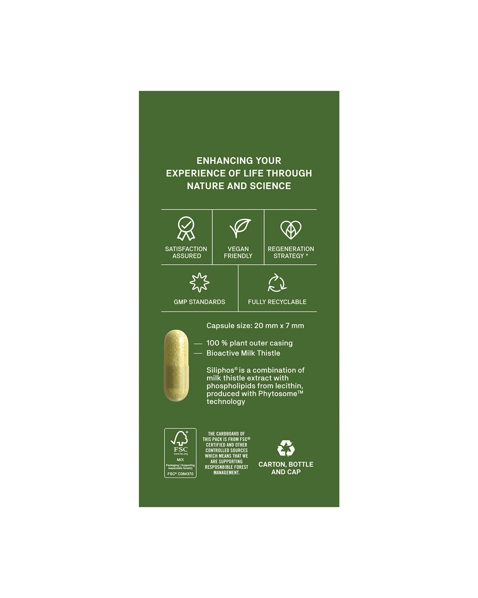 Natroceutics Milk Thistle Bioactive back label