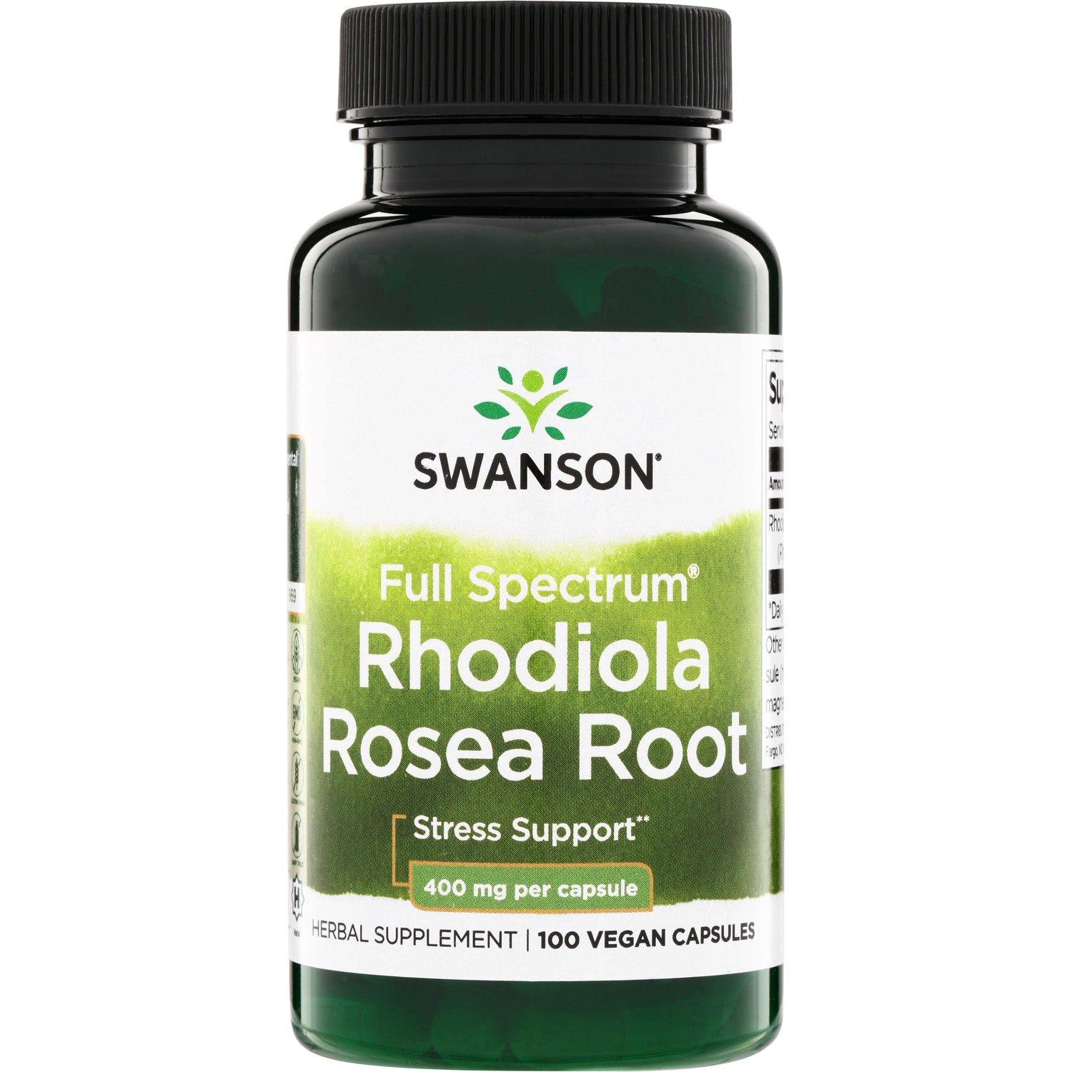 Swanson Rhodiola Rosea 400mg (100)