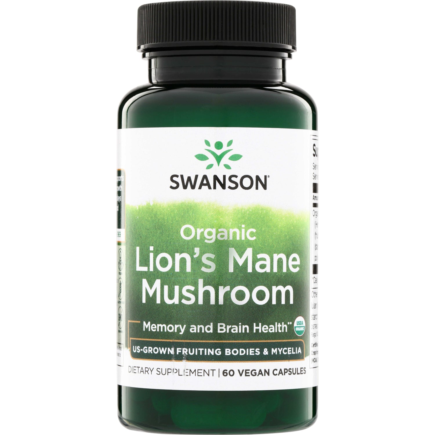 Swanson Lion's Mane 500mg (60)