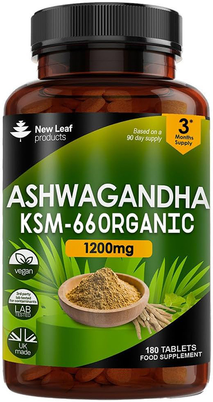 New Leaf Ashwagandha KSM-66 (180)