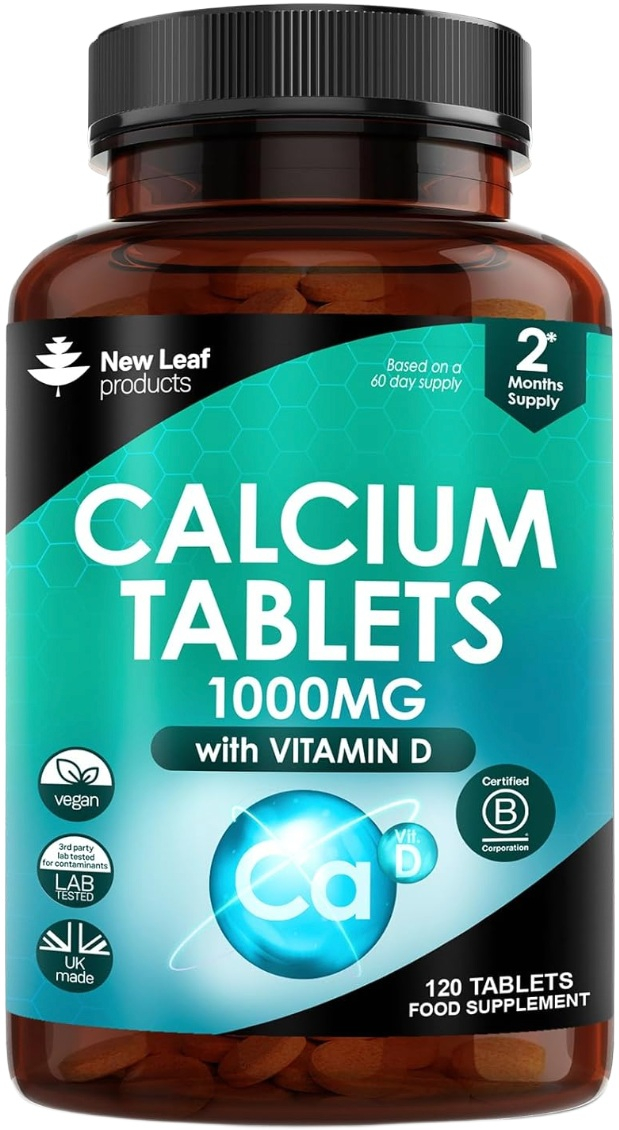 New Leaf Calcium & D3 Tablets (120)