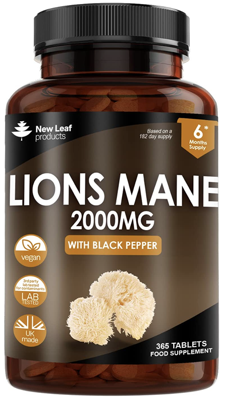 New Leaf Lions Mane Tablets (365)