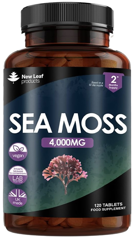 New Leaf Sea Moss Tablets (120)