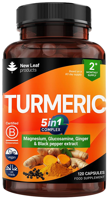 New Leaf Turmeric 5-in-1 (120)