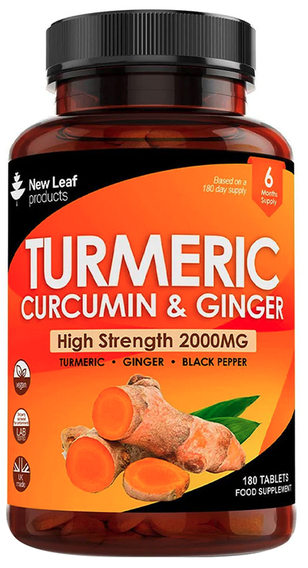 New Leaf Turmeric Curcumin & Ginger (365)