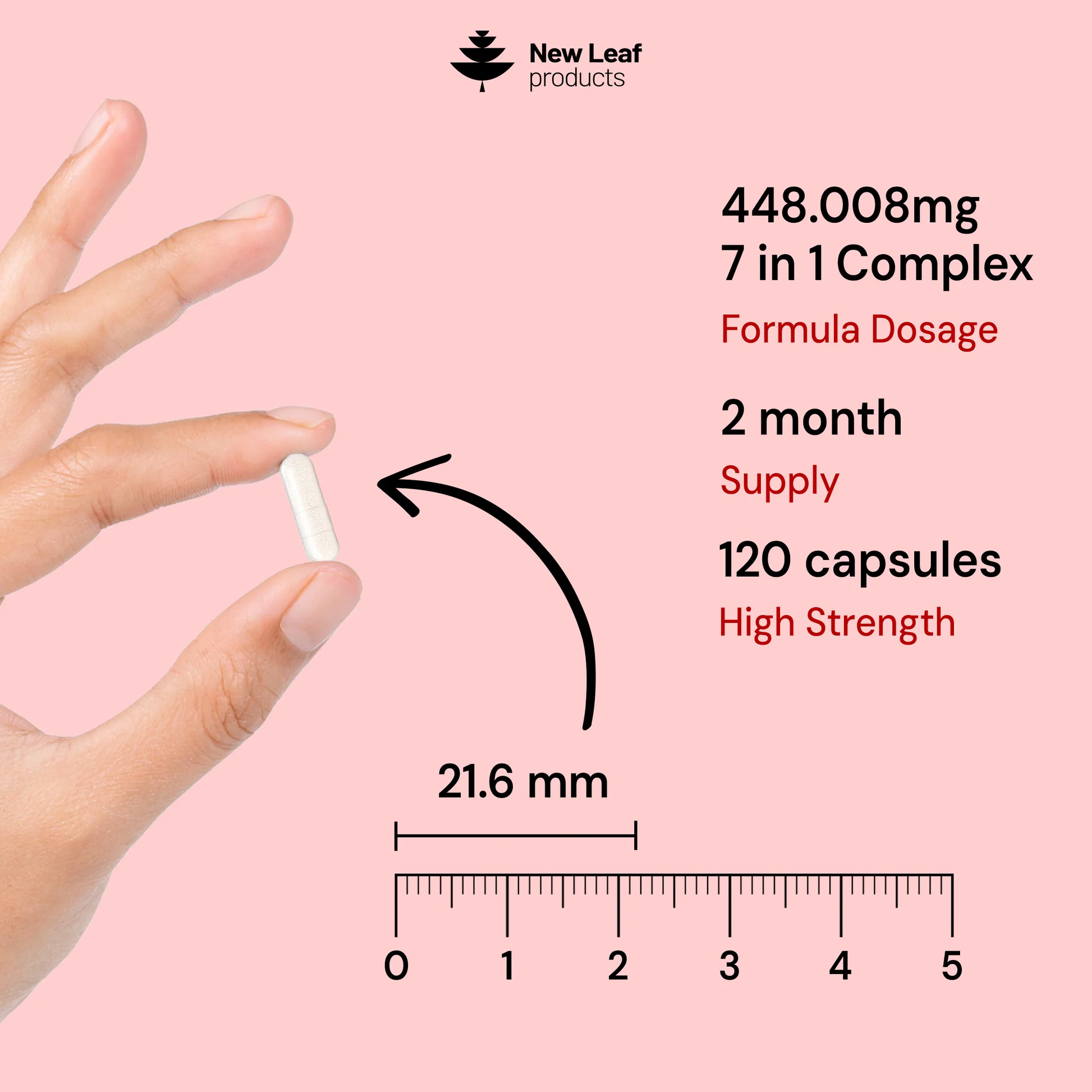 New Leaf Blood Pressure Support Capsules (120)